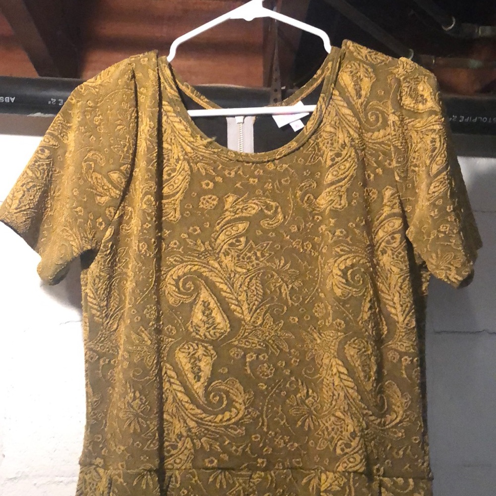 Gold Lularoe Amelia